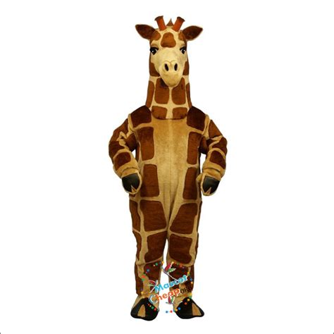 Giraffe mascot uniform